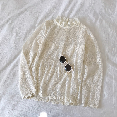 Modern női csipkeblúz három színben