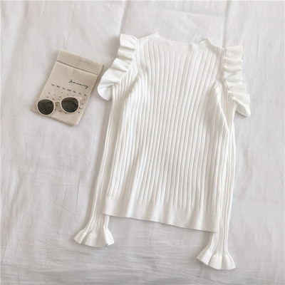 Naiste moodne roheline valge ja must pikkade varrukatega pluus