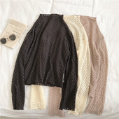 Lezser női blúz három színben, hosszú ujjal