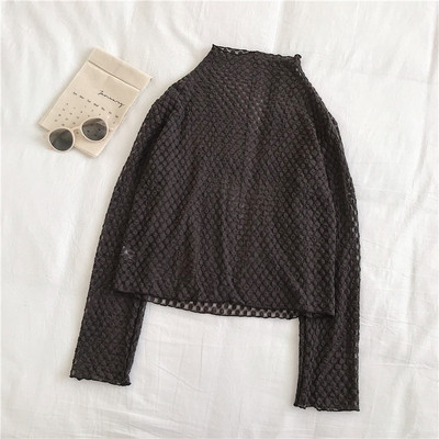 Lezser női blúz három színben, hosszú ujjal