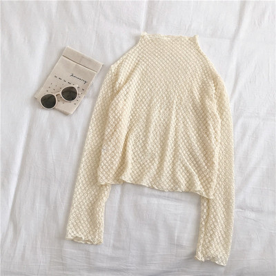 Lezser női blúz három színben, hosszú ujjal