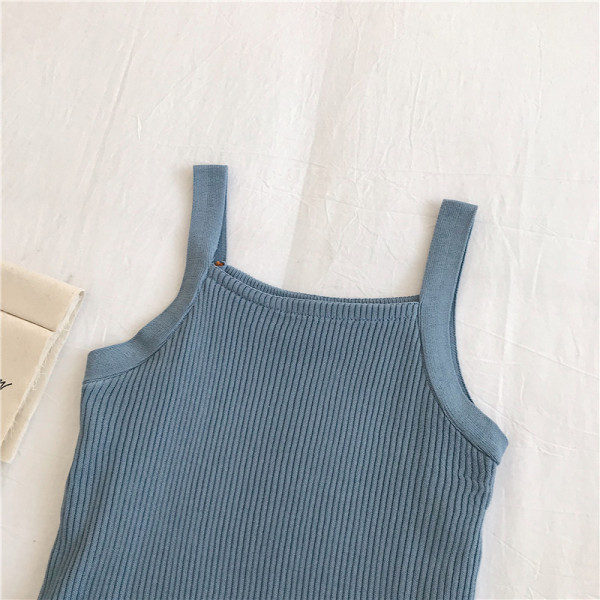 Neljas värvitoonis peenikeste rihmadega igapäevane naiste topp