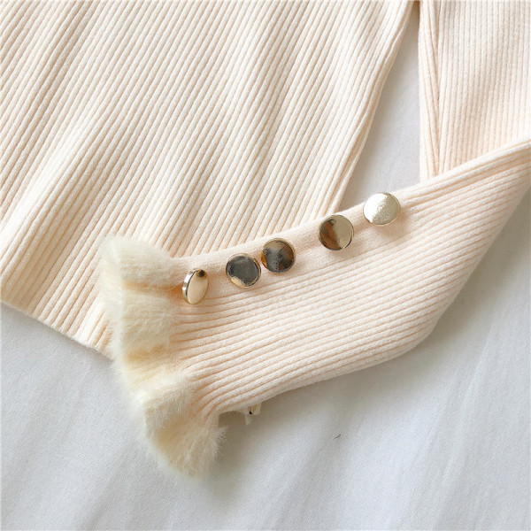 Γυναικεία κομψή μπλούζα  σε τρία χρώματα με ημί - ψηλο κολάρο