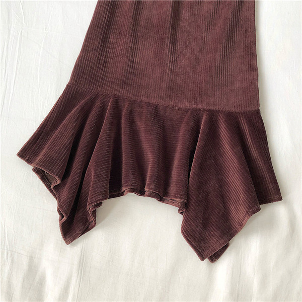 Női alkalmi szoknya három színben gumírozott derékkal