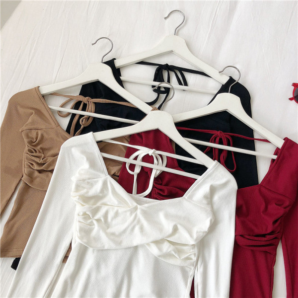 Naiste vabaaja lipsudega pluus neljas värvitoonis