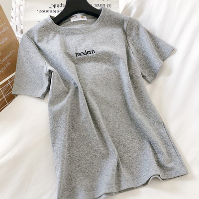 Naiste vabaaja pluus viies värvitoonis kirjaga