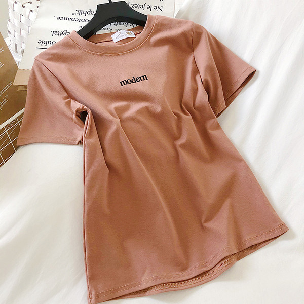 Naiste vabaaja pluus viies värvitoonis kirjaga