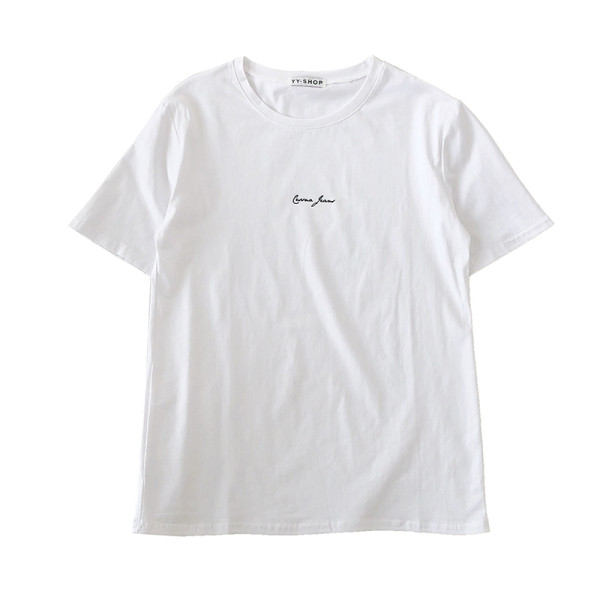 Γυναικεία casual μπλούζα σε λευκό  χρώμα με διαφορετικές επιγραφές