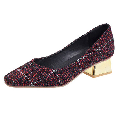 Νέο μοντέλο γυναικεία παπούτσια στρογγυλεμένο μοντέλο με χαμηλό τακούνι