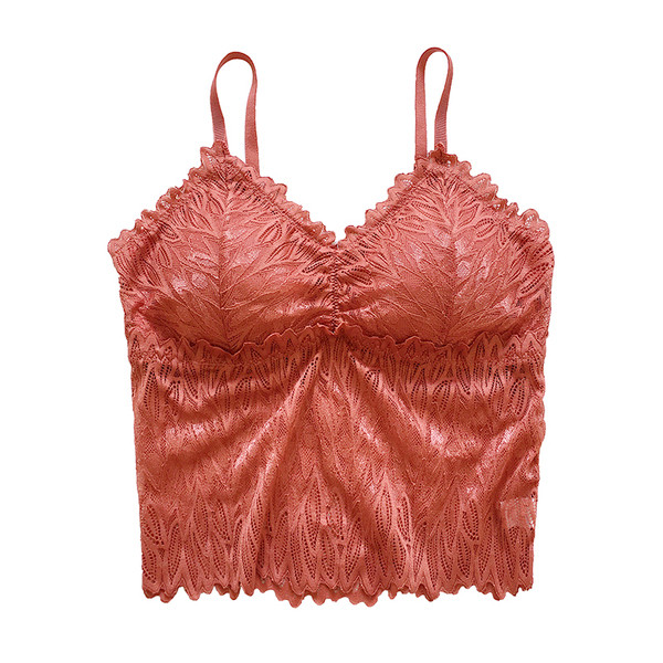 Дамско модерно бюстие с тънки презрамки в четири цвята