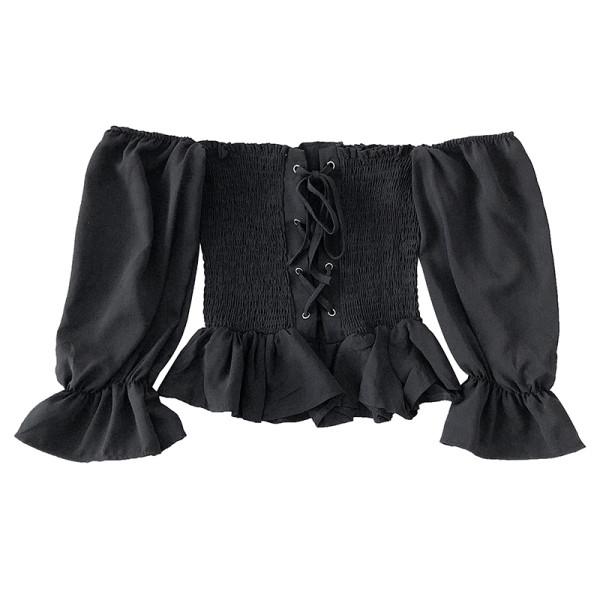 Aktuelna ženska kratka bluza na veze u četiri boje