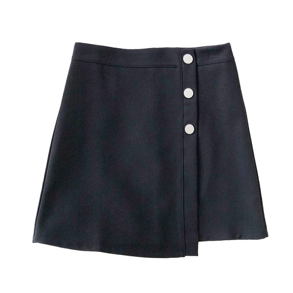 Naiste aktuaalne lühikese seeliku tavaline mudel kolmes värvitoonis