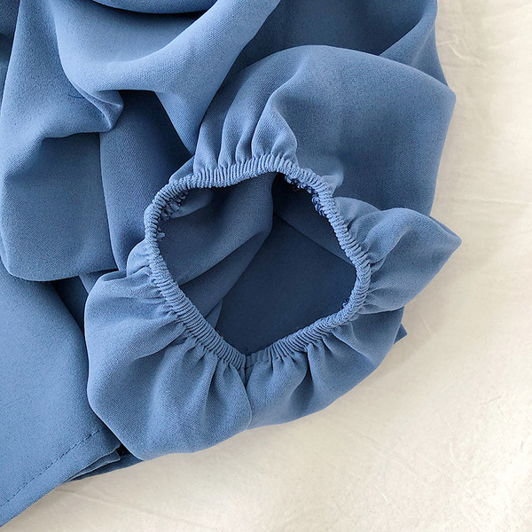 Moodne neljas värvitoonis palja õlaga naiste pluus