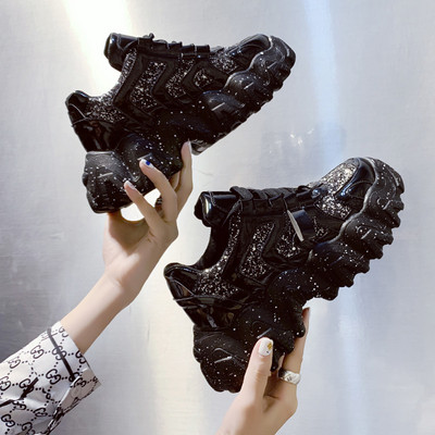 Naiste kaasaegsed ökonahast ja tekstiilist tossud kareda 6 cm tallaga