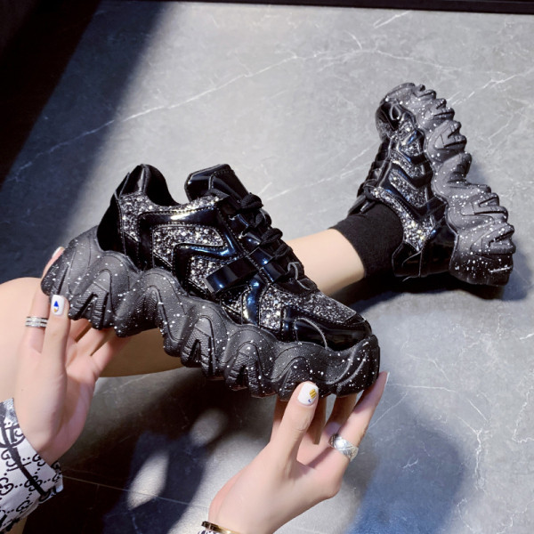 Naiste kaasaegsed ökonahast ja tekstiilist tossud kareda 6 cm tallaga