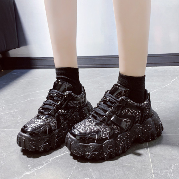 Naiste kaasaegsed ökonahast ja tekstiilist tossud kareda 6 cm tallaga