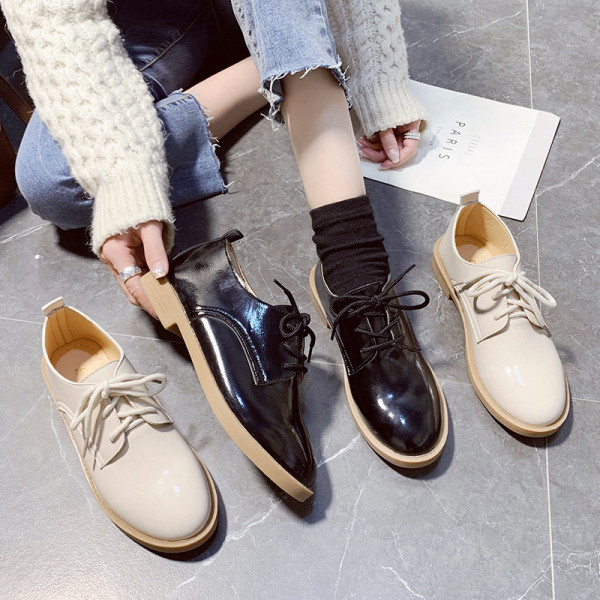 Naiste kevad-sügis paeltega kingad, puhtast ökonahast mudel