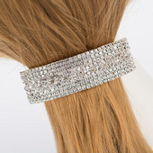 Elegantiška moteriška plaukų segtukas su akmenukais