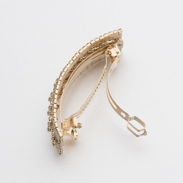 Elegantiška moteriška plaukų segtukas su akmenukais