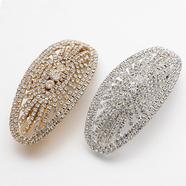 Elegantiškas plaukų segtukas su akmenukais