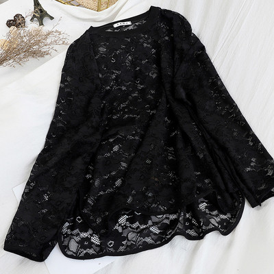 Moodne naiste pitspluus ovaalse kaelusega