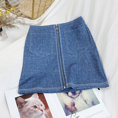 Naiste teksaseelik luku ja taskutega