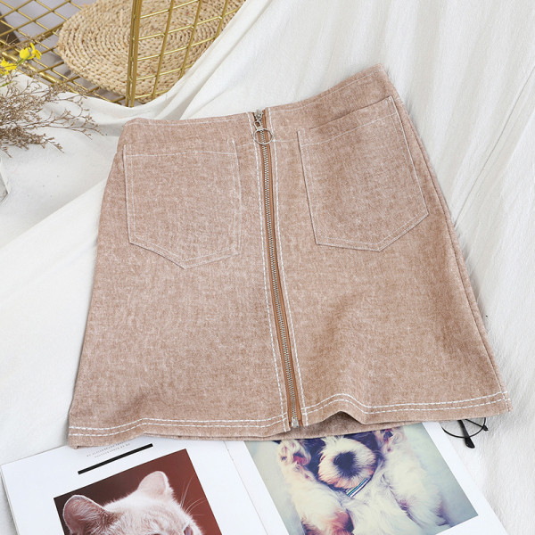 Naiste teksaseelik luku ja taskutega