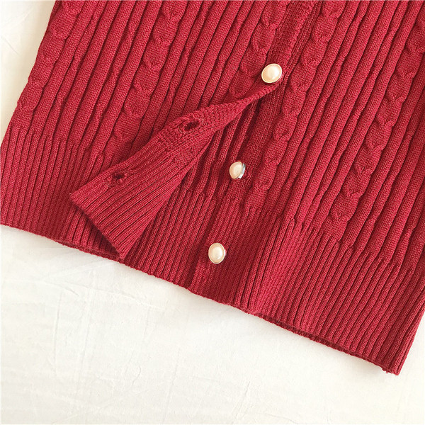 Moderan ženski prsluk u tri boje sa okruglim izrezom