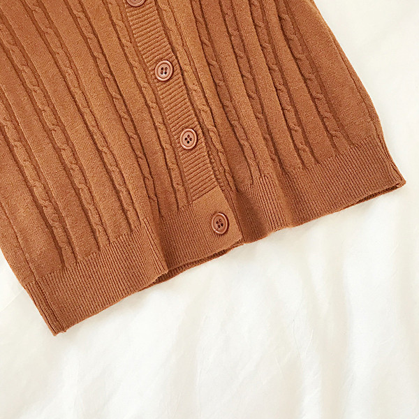 Lezser női kardigán kerek nyakkivágással, négy színben