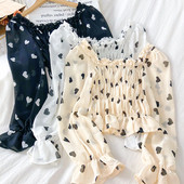 Stílusos női blúz lehajtható ujjakkal, három színben