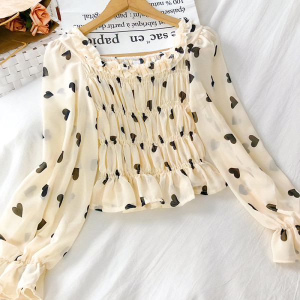 Stílusos női blúz lehajtható ujjakkal, három színben