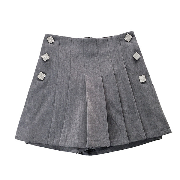 Szoknya - nadrág magas derékkal és gombokkal