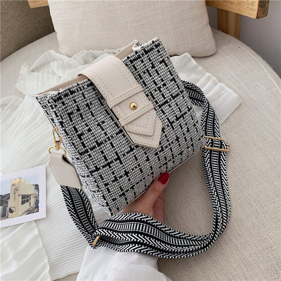 Vabaaja naiste kott luku ja laia õlasangaga