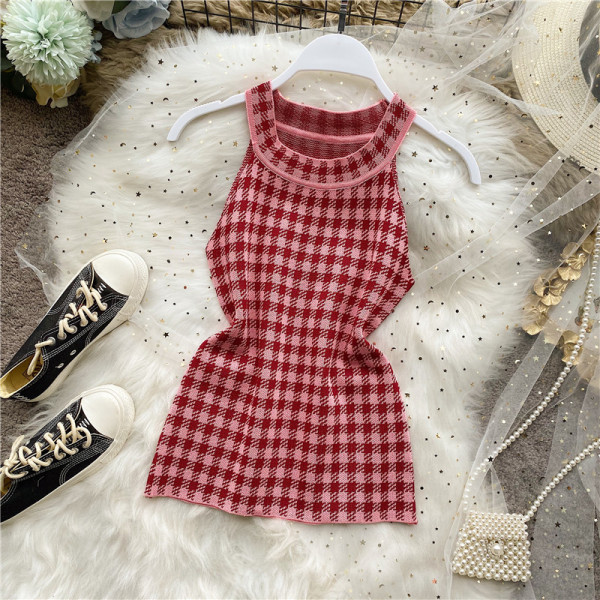 Moodne naiste kootud ovaalse kaelusega topp - kaks mudelit