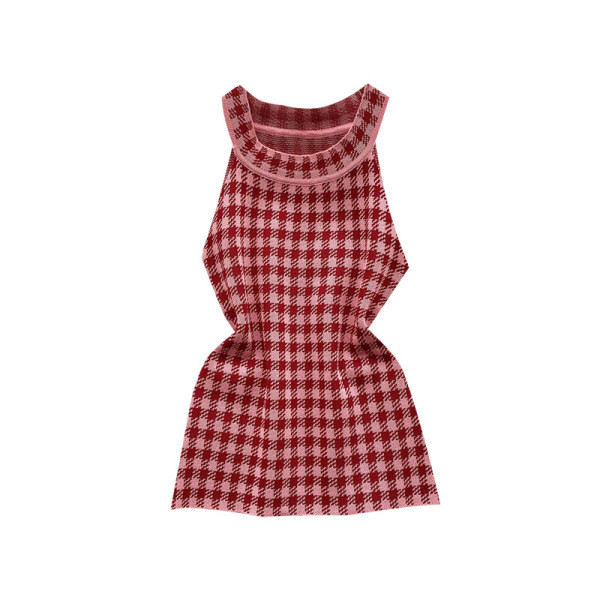 Moodne naiste kootud ovaalse kaelusega topp - kaks mudelit