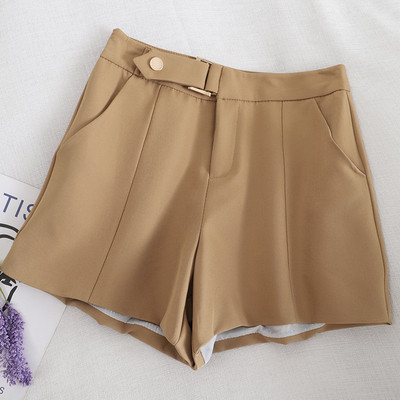 Moderne ženske kratke hlače s visokim strukom i džepovima