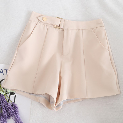 Moderne ženske kratke hlače s visokim strukom i džepovima
