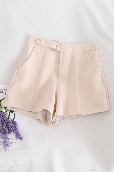 Moderne ženske kratke hlače s visokim strukom i džepovima