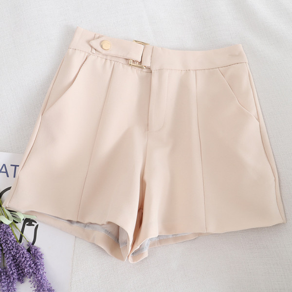 Moderne ženske kratke hlače s visokim strukom i džepovima