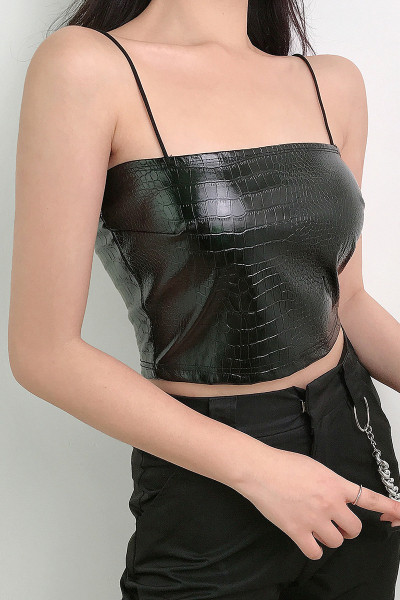 Új modell női bőr melltartó vékony pántokkal