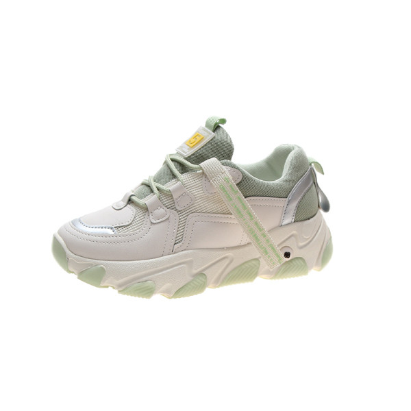 Alkalmi női tavaszi tornacipő magas talppal