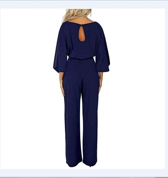 Lezser női hosszú jumpruha 3/4-es ujjal