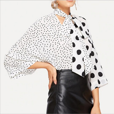 Uue mudeli naiste särk, valge spitsikaelusega ja paelaga