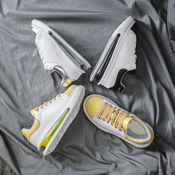 Ležerne ženske kožne tenisice sa zračnim jastucima