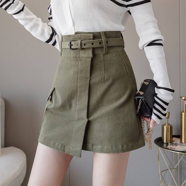 Naiste asümmeetriline teksaseelik vöö ja taskuga