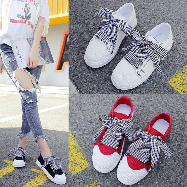 Uus mudel ruuduliste paeltega naiste tekstiilist tossud