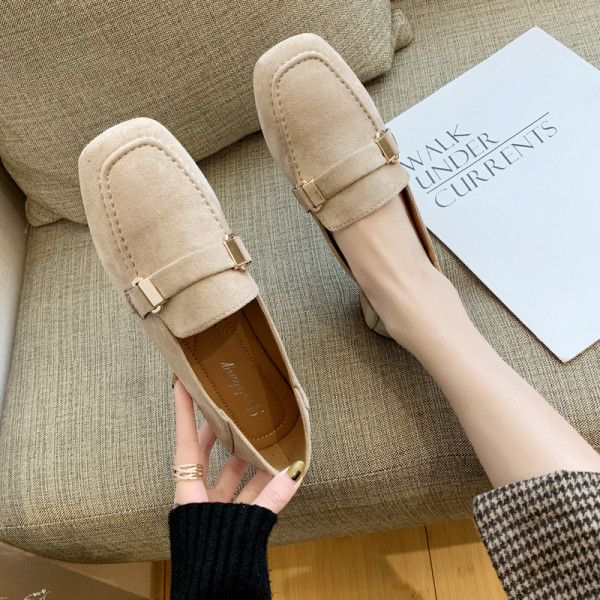 Дамски ежедневни мокасини от еко велур