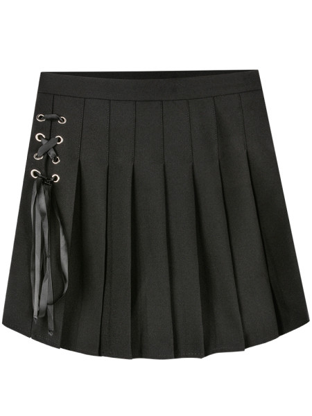 Új modell női rakott szoknya A-vonalú megkötővel