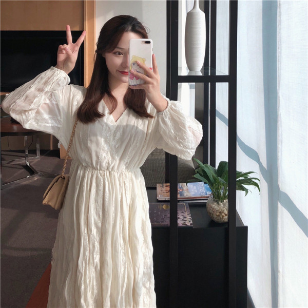 Pikk pitsist naiste kleit spits-kaelusega