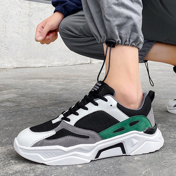 Öko-seemisnahast meeste vabaaja tossud paelte ja lameda tallaga